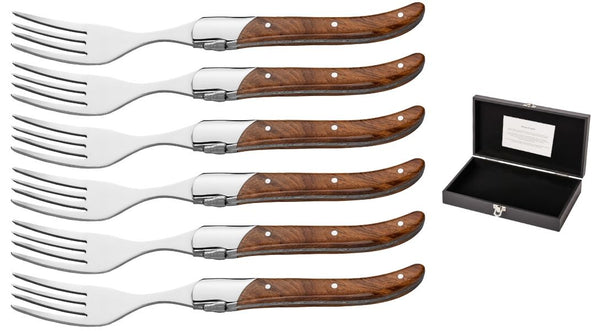 Set de fourchettes Blackwell - Fourchettes à steak - Laguiole - 22cm - 6 pièces