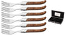 Set de fourchettes Blackwell - Fourchettes à steak - Laguiole - 22cm - 6 pièces