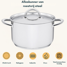 Ensemble de casseroles Sola - en inox - Blizz - ø 16/18/20 cm - 4 pièces
