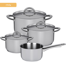 Ensemble de casseroles Sola - en inox - Blizz - ø 16/18/20 cm - 4 pièces