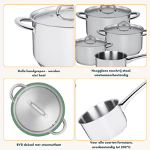 Ensemble de casseroles Sola - en inox - Blizz - ø 16/18/20 cm - 4 pièces