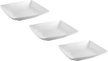 Set d'assiettes BonBistro - Assiette creuse - Squito - 22 x 22 cm - 3 pièces