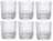 Set de verres a eau Bormioli - Verres a whisky - America 20s - 380 ml - 6 pieces