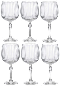 Set de verres a gin tonic Bormioli Rocco - Gobelet - America - 740 ml - 6 pièces