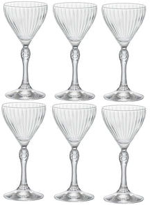Set de verres a liqueur Bormioli Rocco - America 20's - 140 ml - 6 pieces