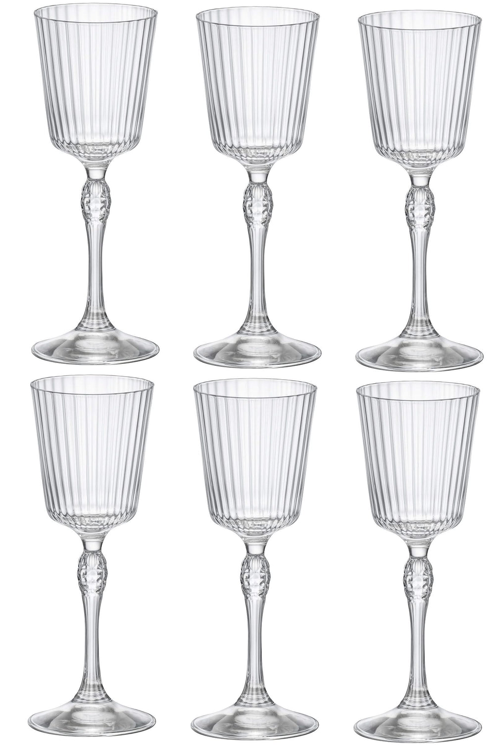 Ensemble de verres a liqueur Bormioli Rocco - America 20s - 80 ml - 6 pièces
