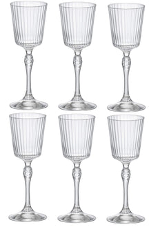 Ensemble de verres a liqueur Bormioli Rocco - America 20s - 80 ml - 6 pièces