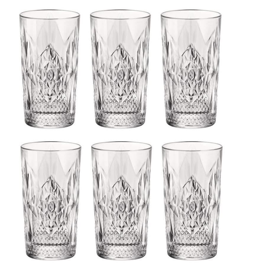 Set de verres long drink Bormioli Rocco - Highball - Stone - 49 cl - 6 pièces