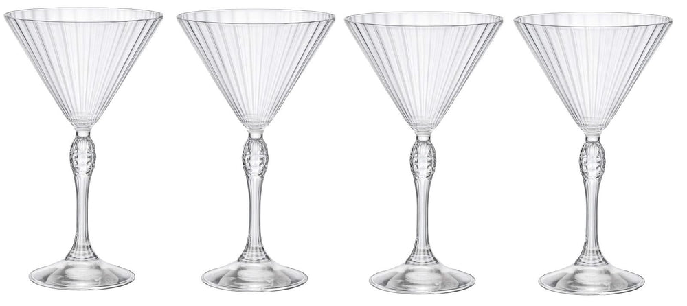 Ensemble de verres a martini Bormioli Rocco - America 20's - 240 ml - 4 pièces