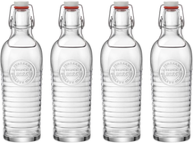 Ensemble de bouteilles Bormioli Rocco - Weck - Officina 1825 - 1,2 L - 4 pièces
