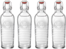Ensemble de bouteilles Bormioli Rocco - Weck - Officina 1825 - 1,2 L - 4 pièces