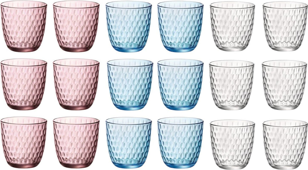 Ensemble de verres à eau Bormioli Rocco - Gobelets - Slot - 290 ml - 18 pièces
