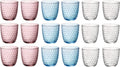 Ensemble de verres à eau Bormioli Rocco - Gobelets - Slot - 290 ml - 18 pièces