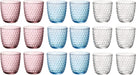 Ensemble de verres à eau Bormioli Rocco - Gobelets - Slot - 290 ml - 18 pièces