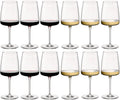 Set de verres a vin Bormioli Rocco - Rouge/blanc - Nexo - 540/380 ml - 12 pièces
