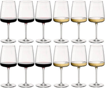 Set de verres a vin Bormioli Rocco - Rouge/blanc - Nexo - 540/380 ml - 12 pièces