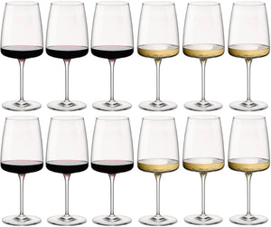 Set de verres a vin Bormioli Rocco - Rouge/blanc - Nexo - 540/380 ml - 12 pièces
