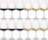 Set de verres a vin Bormioli Rocco - Rouge/blanc - Nexo - 540/380 ml - 12 pièces