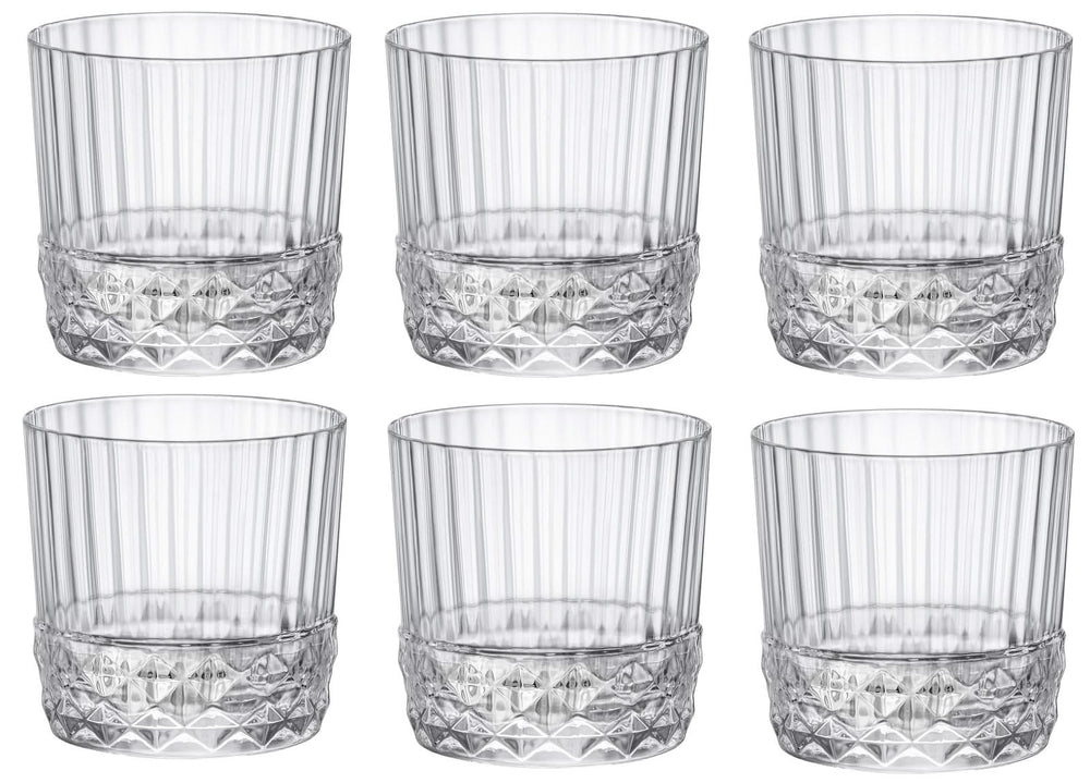Set de verres a whisky Bormioli Rocco - Gobelet - America20s - 300 ml - 6 pieces