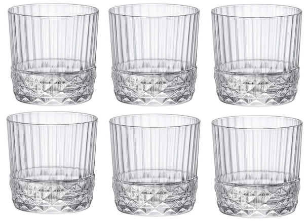 Set de verres a whisky Bormioli Rocco - Gobelet - America20s - 300 ml - 6 pieces