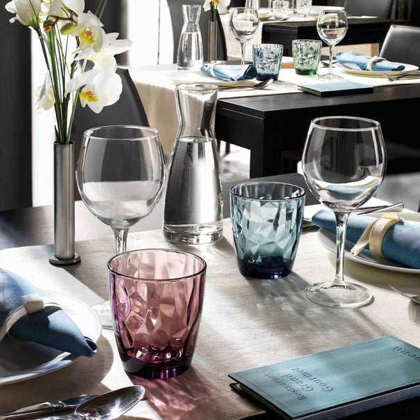 Ensemble de verres à eau Bormioli Rocco - Gobelet - Diamond - 390 ml - 6 pièces