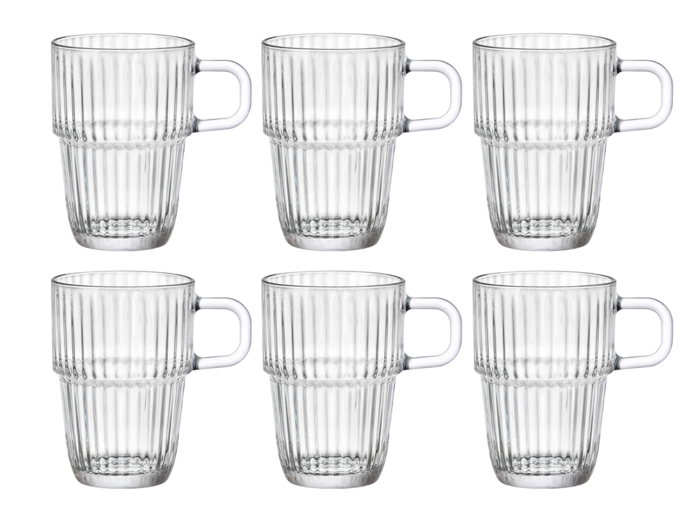 Set de verres a latte Bormioli Rocco - Tasses - Barshine - 315 ml - 6 pieces