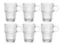 Set de verres a latte Bormioli Rocco - Tasses - Barshine - 315 ml - 6 pieces