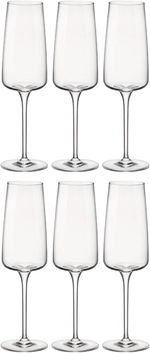 Set de verres Bormioli Rocco - Verres a champagne - Nexo - 24 cl - 6 pieces