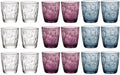 Set de verres à eau Bormioli Rocco - Gobelets - Diamond - 300 ml - 18 pièces