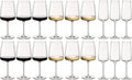 Set de verres à vin BormioliRocco - Verres à vin et champagne - Nexo - 18 pièces