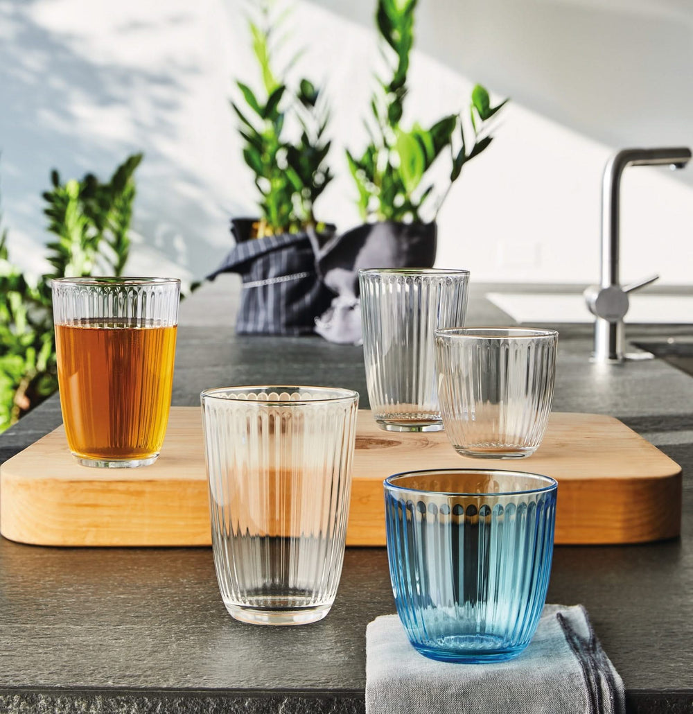 Ensemble de verres à eau Bormioli Rocco - Bleu - Line - 290 ml - 6 pièces