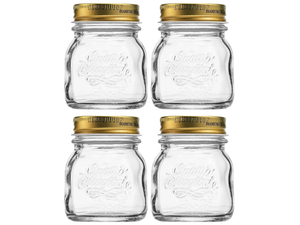 Ensemble de bocaux Weck Bormioli Rocco - Quattro Stagioni - 150 ml - 4 pièces