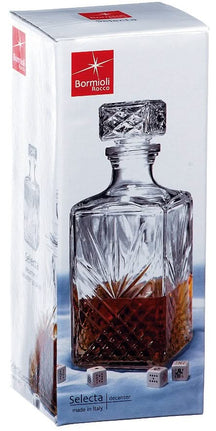 Carafe à whisky Bormioli Rocco - en verre - Selecta - 1 L - Italie