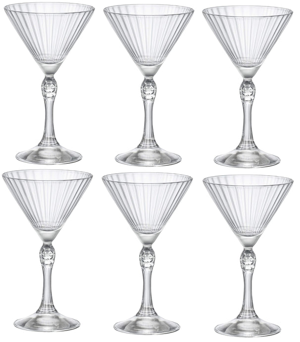 Ensemble de verres à martini Bormioli Rocco - Coupes - America 20's - 160 ml