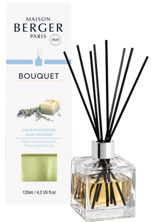 Bouquet parfumé Maison Berger - Bâtonnets parfumés - Soap Memories - 125 ml