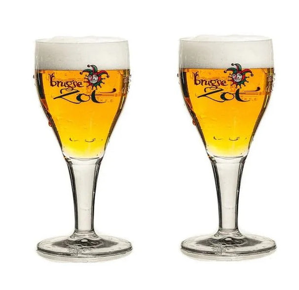 Ensemble de verres a bière Brugse Zot - Verres a bière - 330 ml - 2 pièces