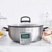 Multicuiseur GreenPan Omnicooker - 5,7 litres - Acier inoxydable - Revêtement antiadhésif céramique