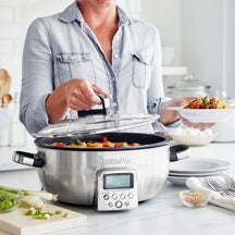 Multicuiseur GreenPan Omnicooker - 5,7 litres - Acier inoxydable - Revêtement antiadhésif céramique
