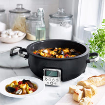 Multicuiseur GreenPan Omnicooker - 5,7 Litres - Noir - Revêtement antiadhésif en céramique