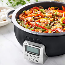 Multicuiseur GreenPan Omnicooker - 5,7 Litres - Noir - Revêtement antiadhésif en céramique