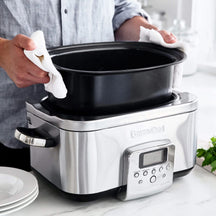 Mijoteuse Électrique GreenPan - 6,0 litres - Acier inoxydable - Revêtement antiadhésif en céramique