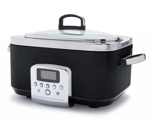 Mijoteuse Électrique GreenPan - 6,0 litre - Noir - Revêtement antiadhésif en céramique