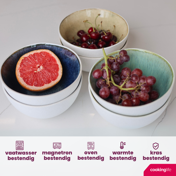 Ensemble de bols Cookinglife - Bol a soupe - Belize - Ø 15 cm - 6 pièces