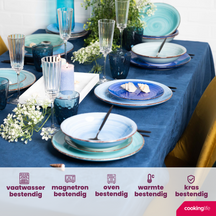 Set de coquetiers Cookinglife - Coquetiers en céramique - Delice Blue - 6 pièces