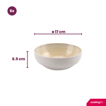 Ensemble de bols Cookinglife - Bols à soupe - Nola Sand - Ø 17 cm - 6 pièces