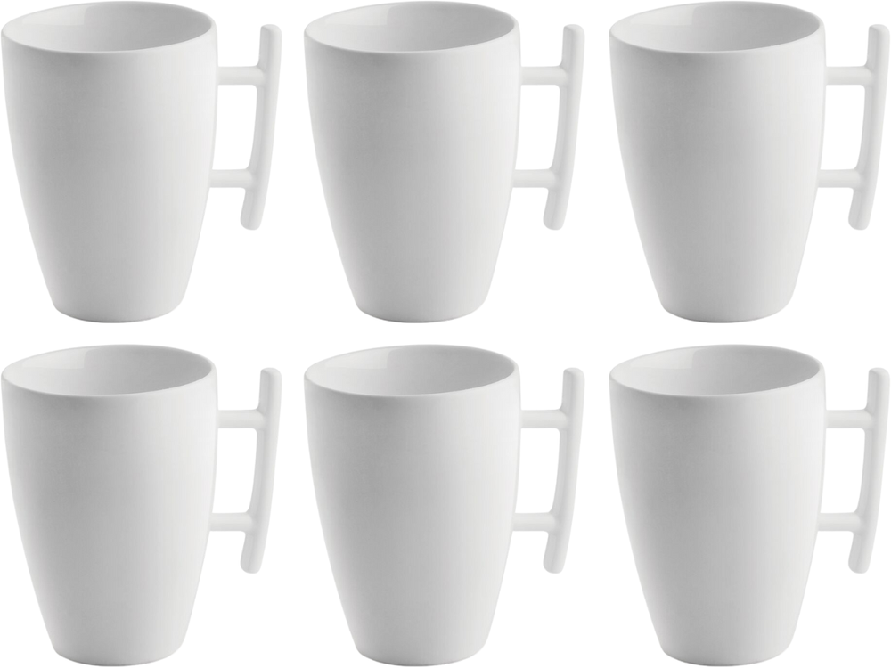 Ensemble de tasses BonBistro - Tasses a cappuccino - Squito - 300 ml - 6 pièces
