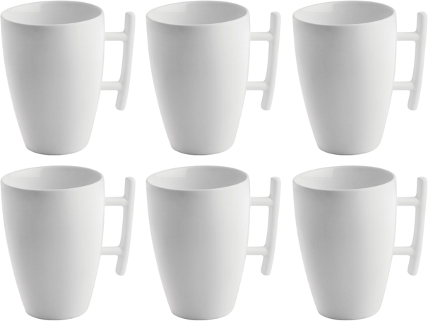 Ensemble de tasses BonBistro - Tasses a cappuccino - Squito - 300 ml - 6 pièces