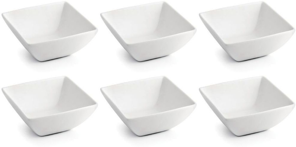 Ensemble de bols BonBistro - Bol en porcelaine - Squito - 14 x 14 cm - 6 pièces