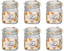 Ensemble de bocaux Bormioli Rocco - Bocal Weck - Fido - 750 ml - 6 pièces