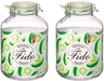 Ensemble de bocaux Bormioli Rocco - Weckpot - Fido - 5 L - 2 pièces
